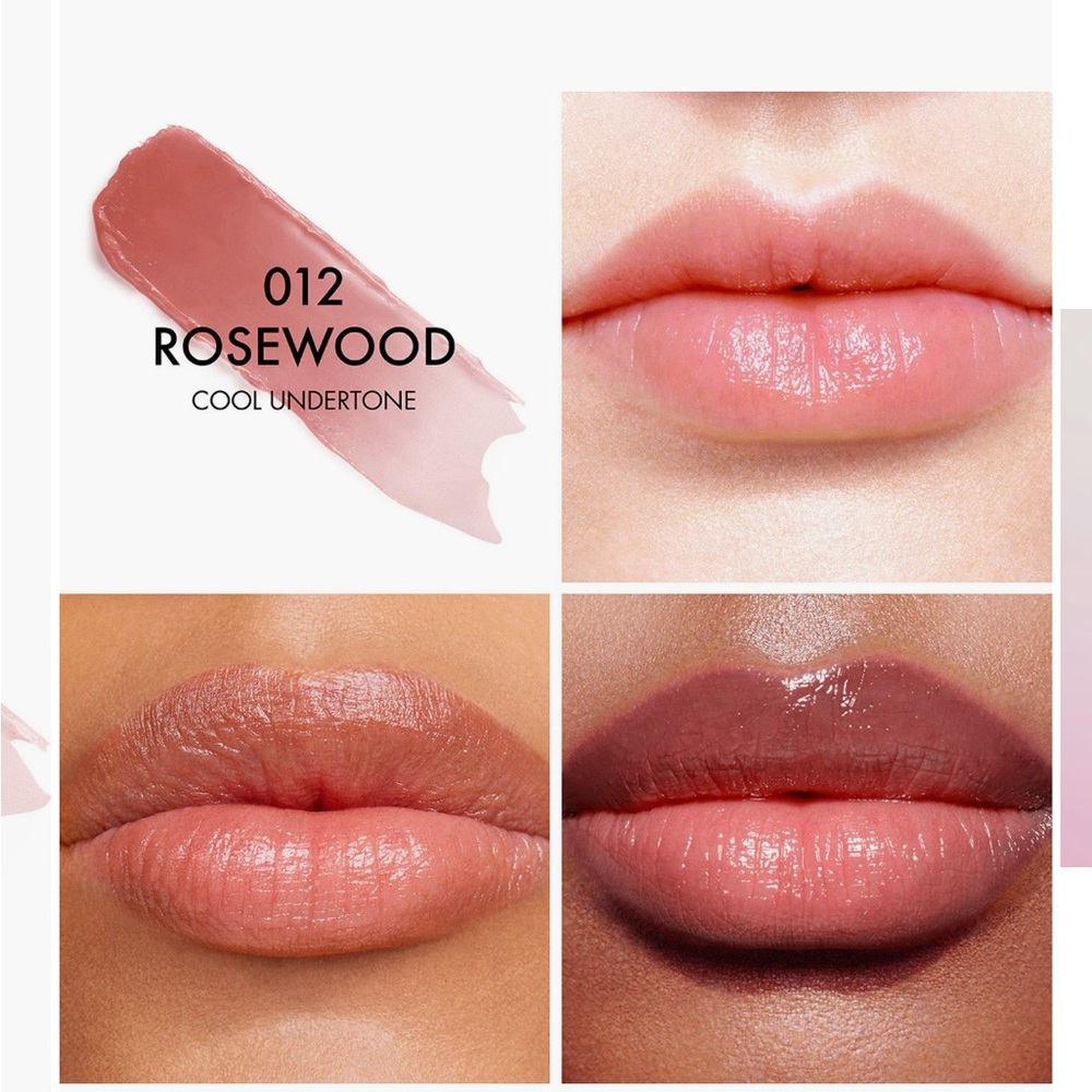 Dior Addict Lip Glow balm 012 rosewood new in box pink shine lip oil nourishing - Picture 2 of 12